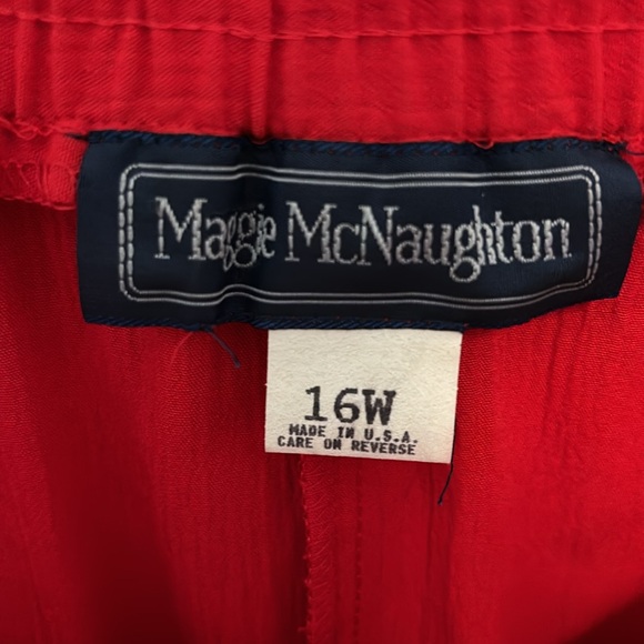 NWT Vintage Maggie McNaughton Red Praire Skirt - Picture 5 of 7